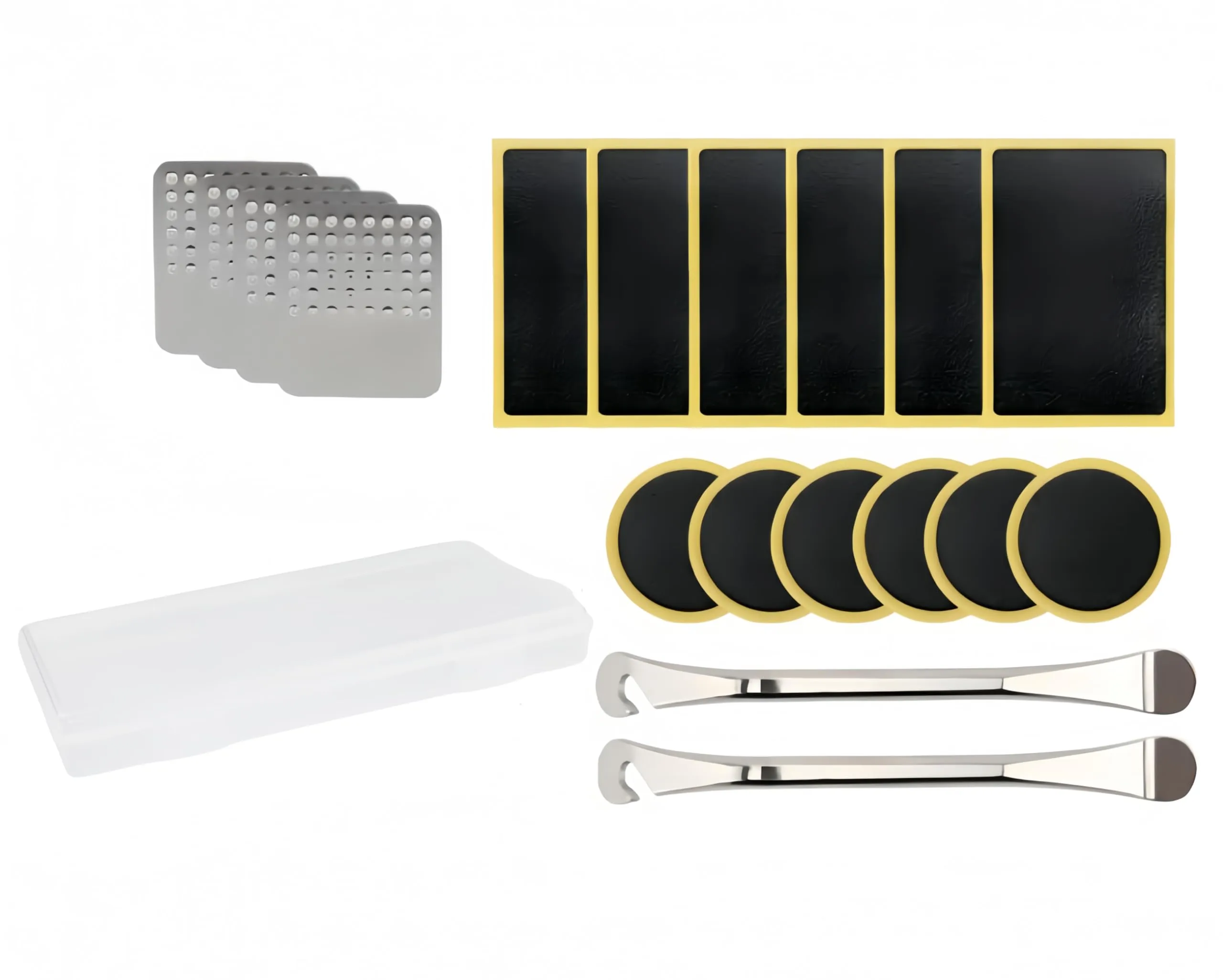 Bike Tire Patch Kit - High-Quality Self-Adhesive Repair Tools for Road & Mountain Biking
