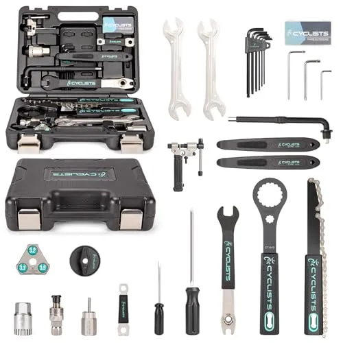 Bike Tool Kit - 22 PCS Bicycle Repair Set with Storage Case for Road & Mountain Bikes