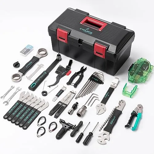 Bike Tool Kit - 35 PCS Bicycle Repair Set with Storage Case for Road & Mountain Bikes