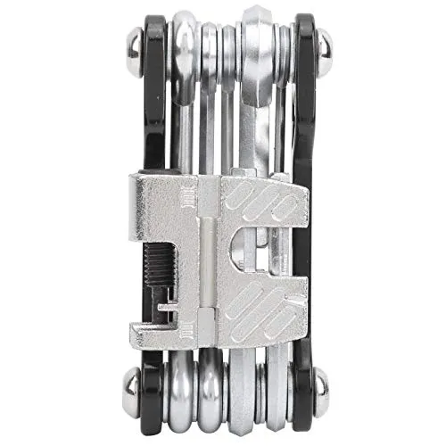 Bike Tool Kit 10-in-1 Multitool Set for Home and Travel – Durable Wrench, Screwdriver & Chain Breaker in Black