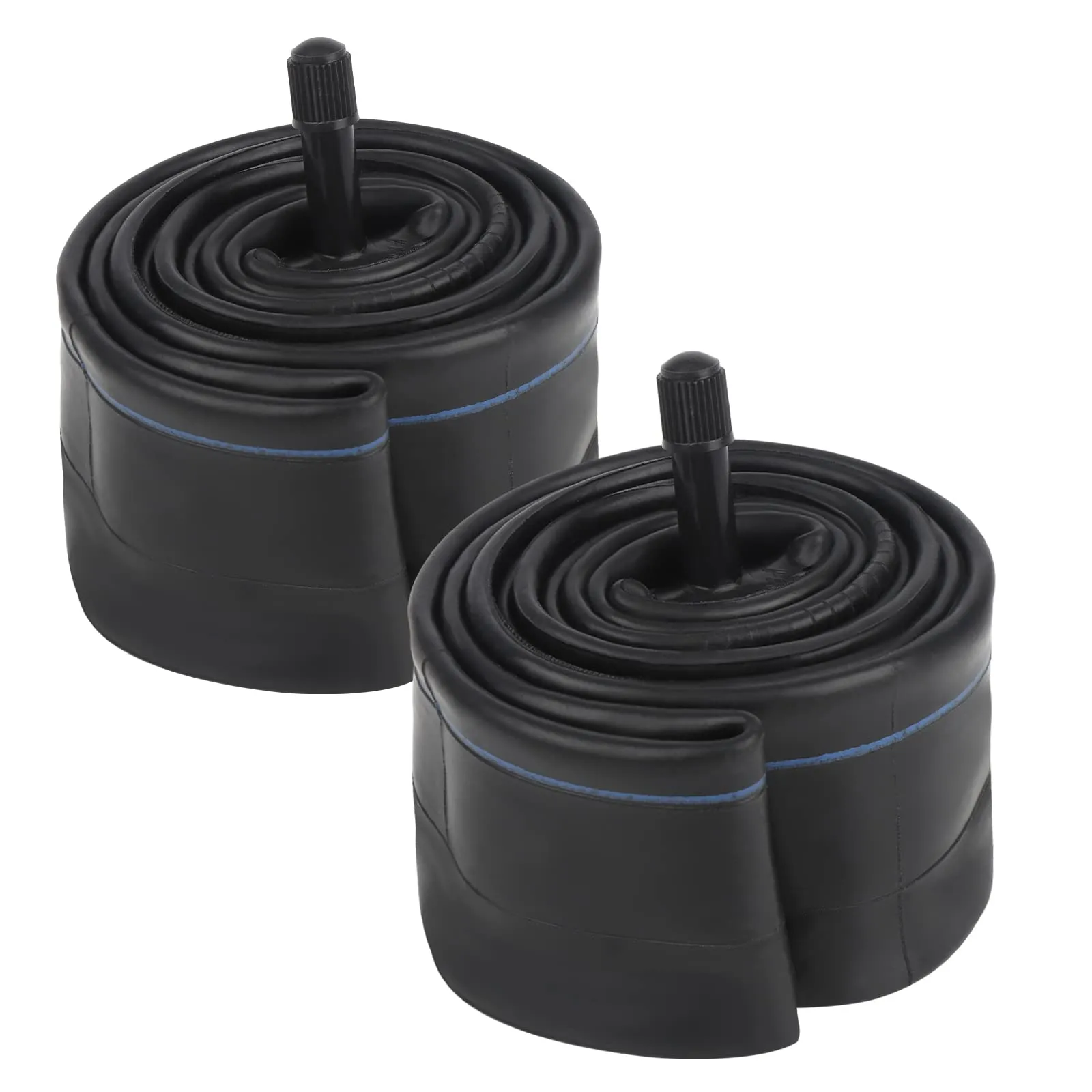 Bike Tube 16 x 2.125/2.35 - Compatible with 24 Inch 2.10-2.40 Schrader Valve - Pack of 2