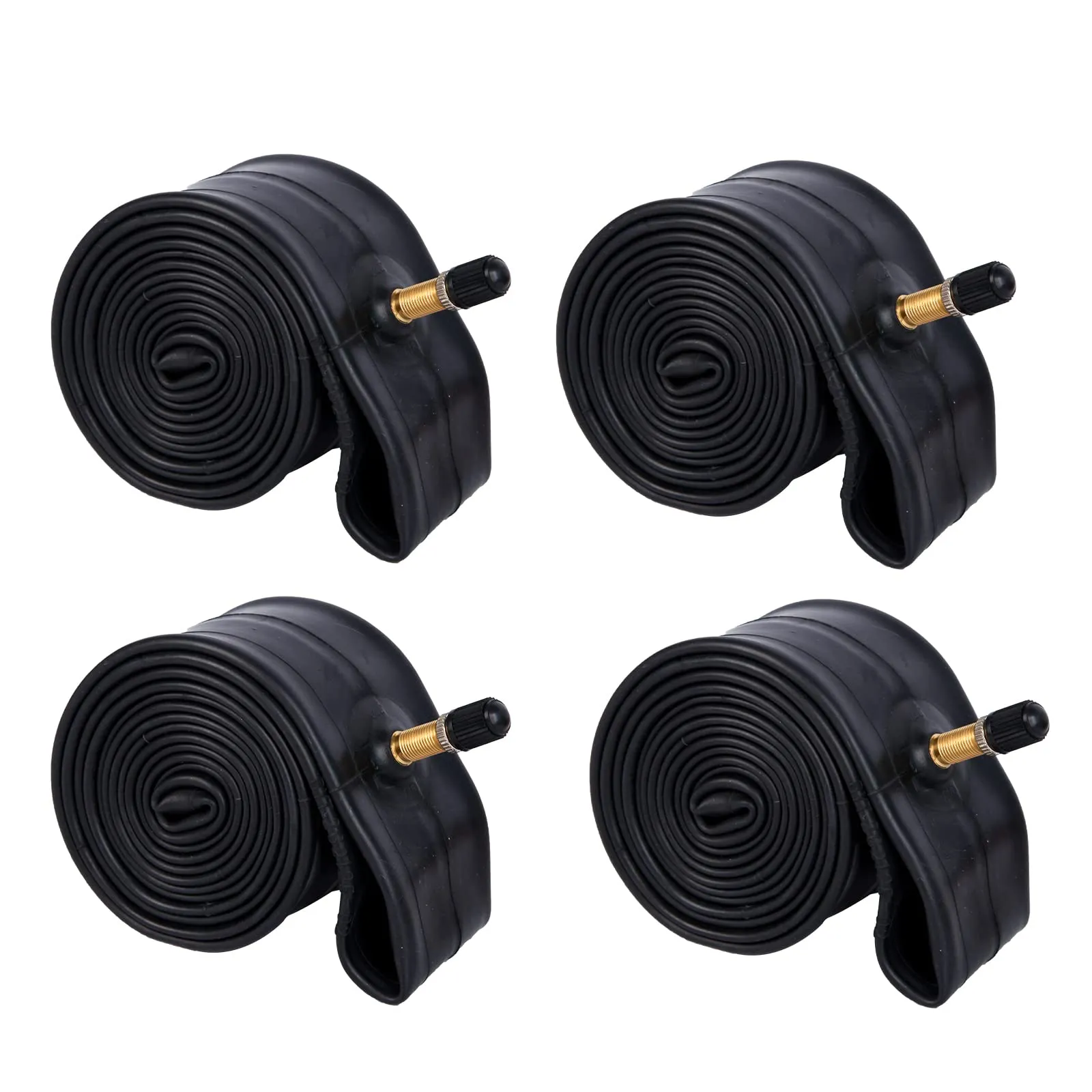 Bike Tube 26/27.5/29 Inch, Schrader Valve 35MM - 4 Pack High-Quality Puncture Resistant Inner Tubes