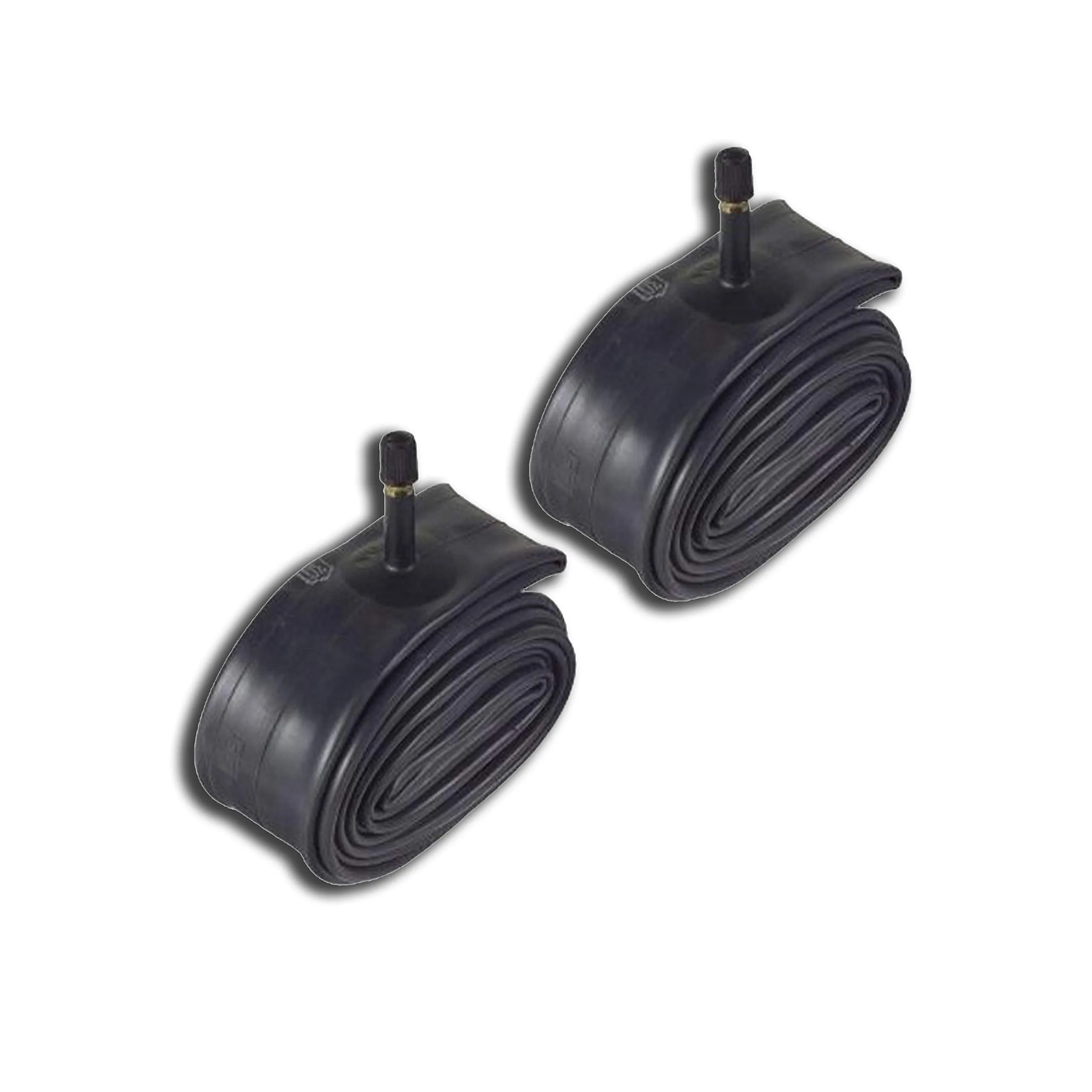 Bike Tube 700 x 35-40 (27 x 1-3/8) Regular Schrader Valve with Rim Strips and Tire Levers