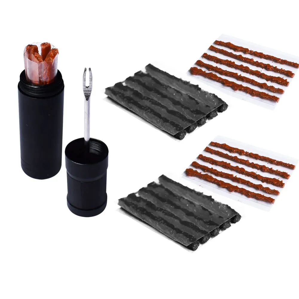 Bike Tubeless Tire Repair Kit with 15 Strips for MTB and Road Bicycles by Albedel