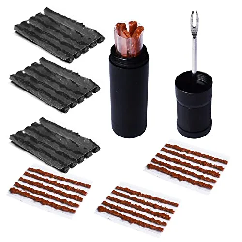 Bike Tubeless Tire Repair Kit with 35 Plugs for MTB and Road Bicycles - Quick & Easy Fixes