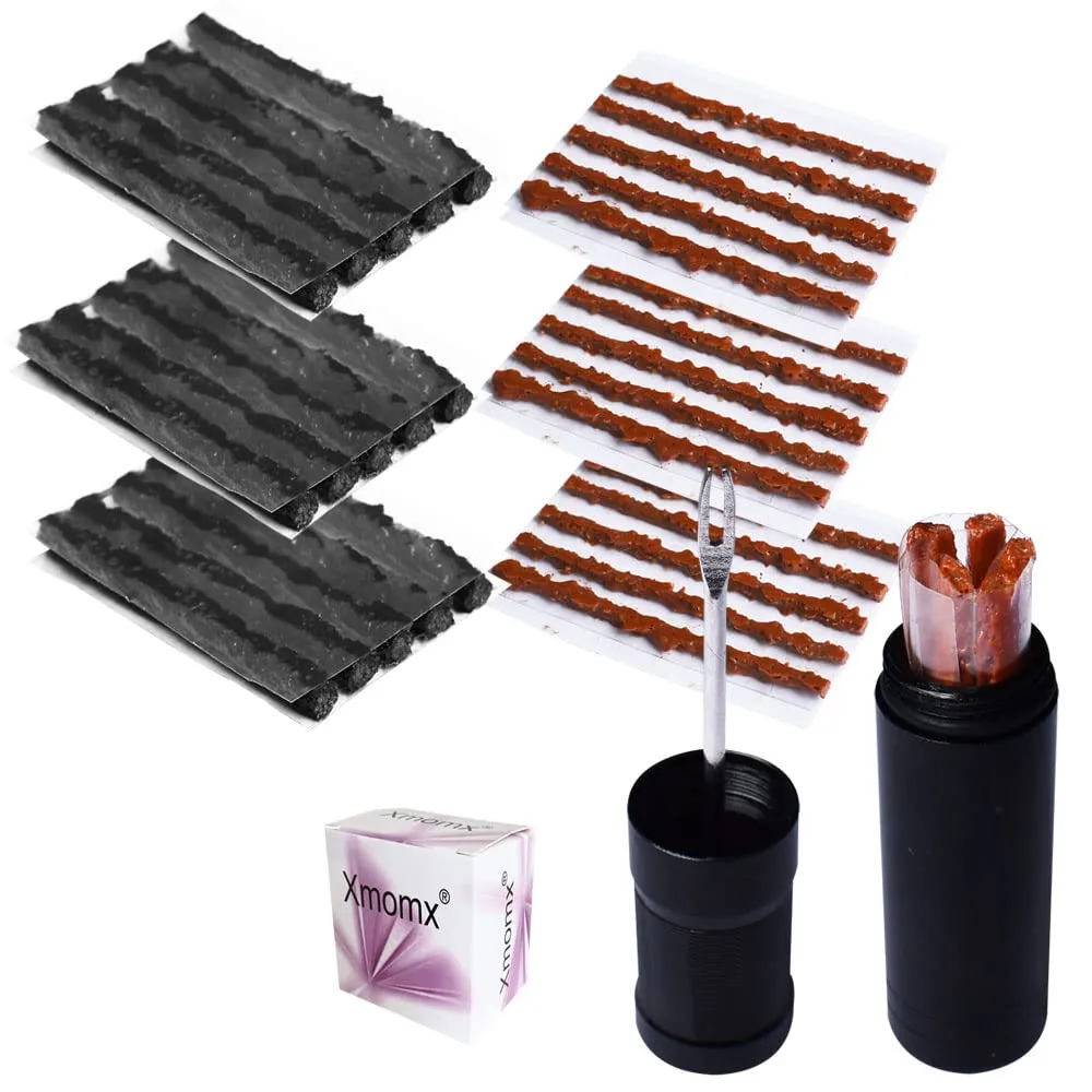 Bike Tubeless Tire Repair Kit with 35 Strips for MTB and Road Bicycles – Quick Flat Fix Tool