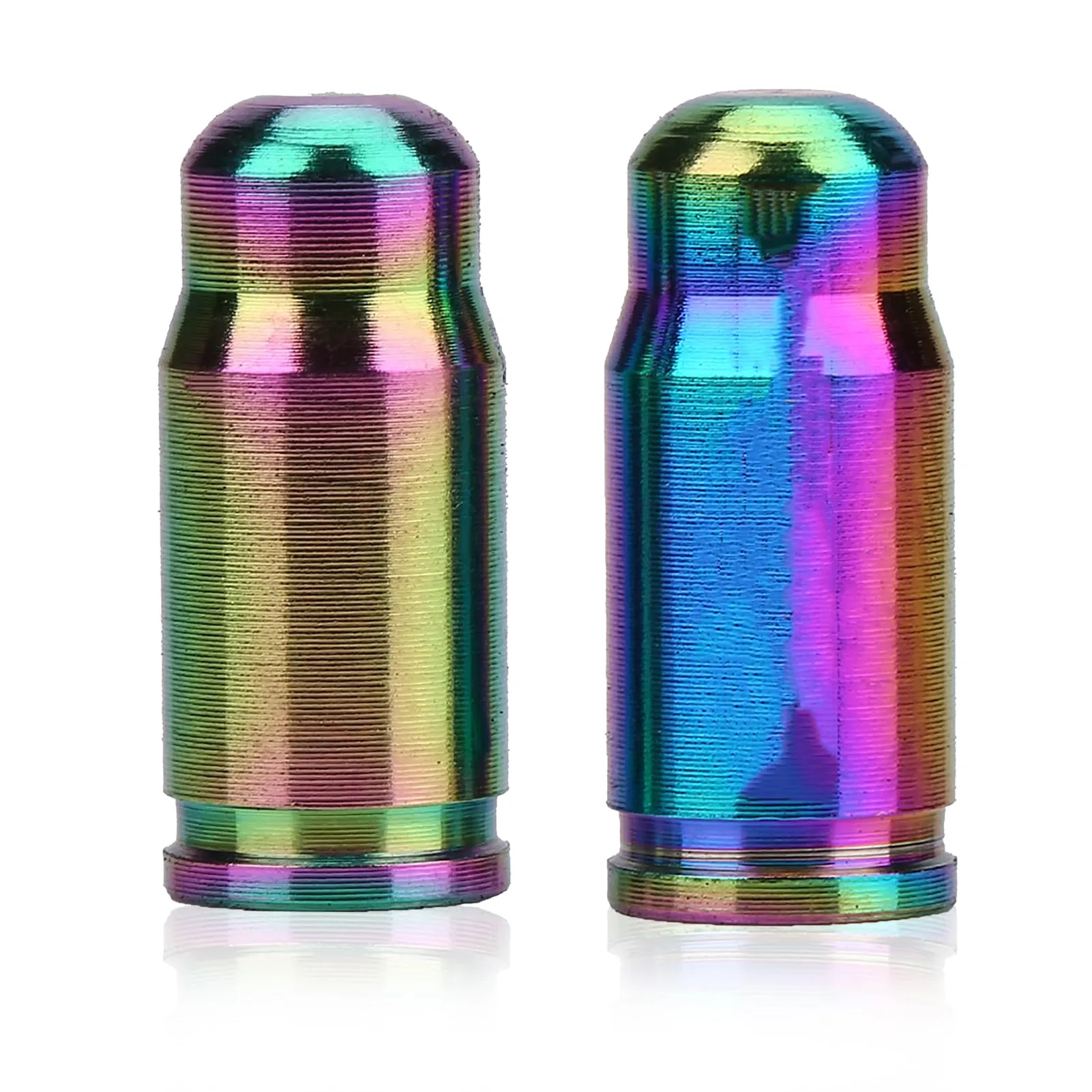 Bike Valve - TC4 Alloy Mountain Road Bike Nozzle Valve, Colorful, 2 Pcs for Tire Inflation