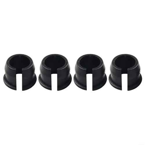 Bike Valve Hole Adapter - Presta Valve Saver Grommets for Bicycle Rim Conversion, 4 Pack, Black