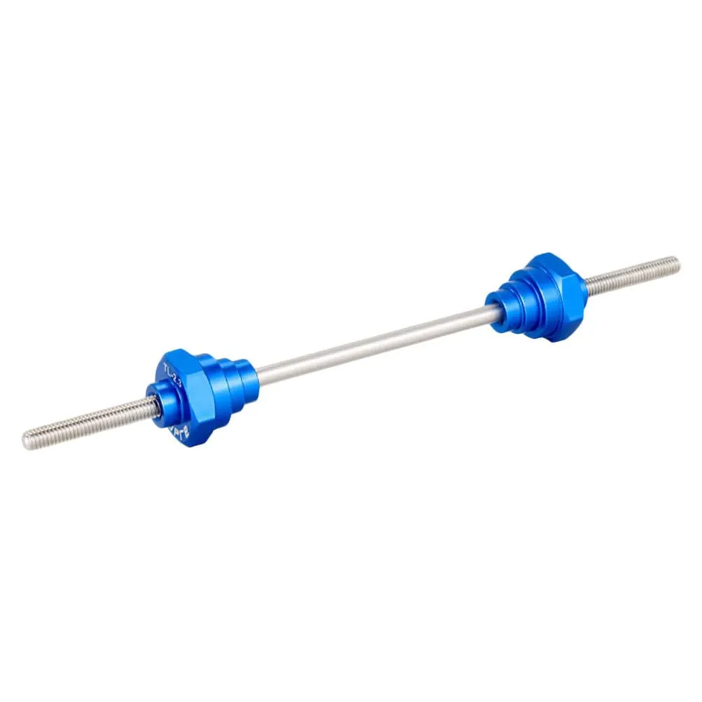 Bike Wheel Truing Stand Thru Axle Adapter for 12mm, 15mm, 20mm Axles - Durable Aluminum Tool
