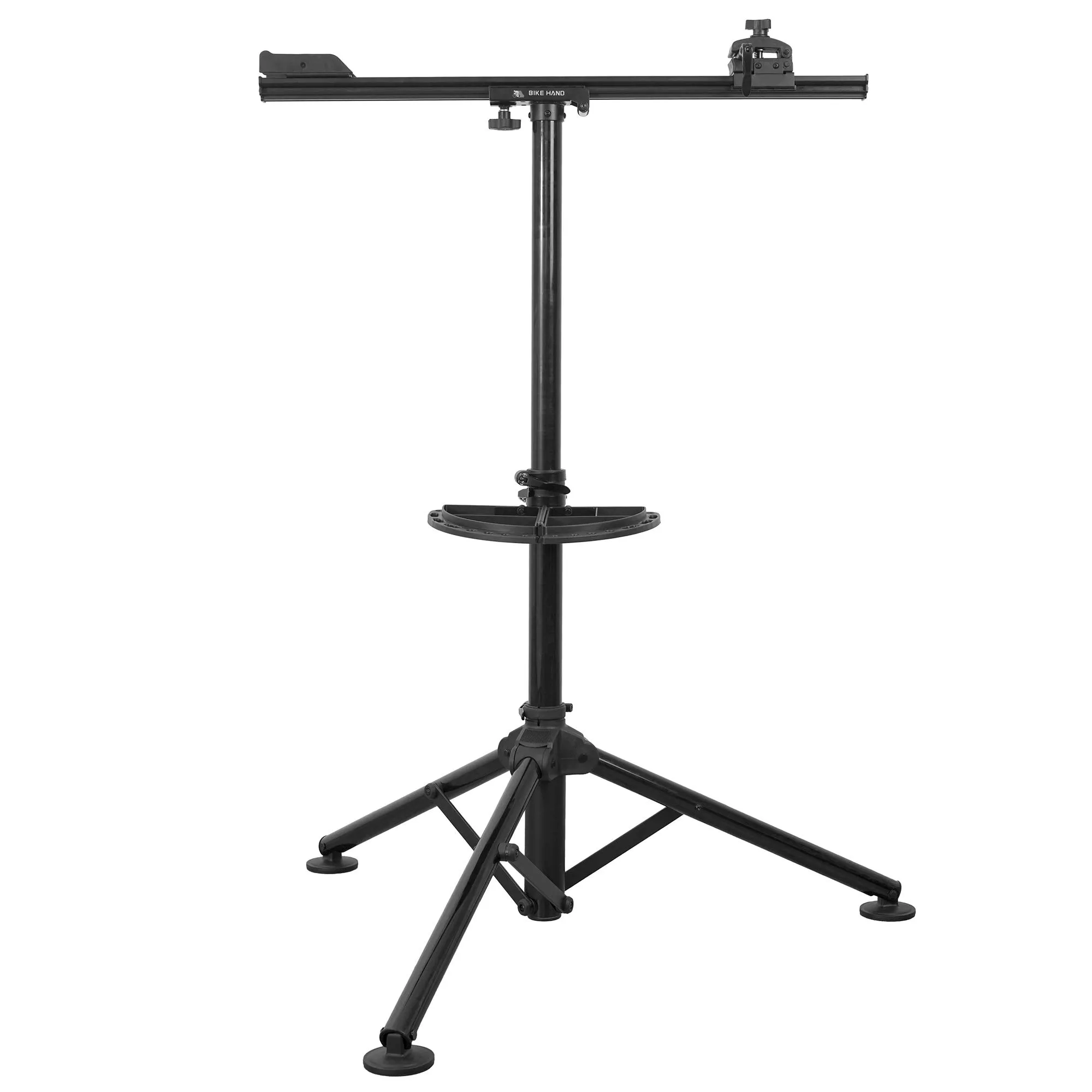 BIKEHAND Aluminum Bicycle Repair Stand for Home or Pro Use - Adjustable Tool Holder & Durable Design
