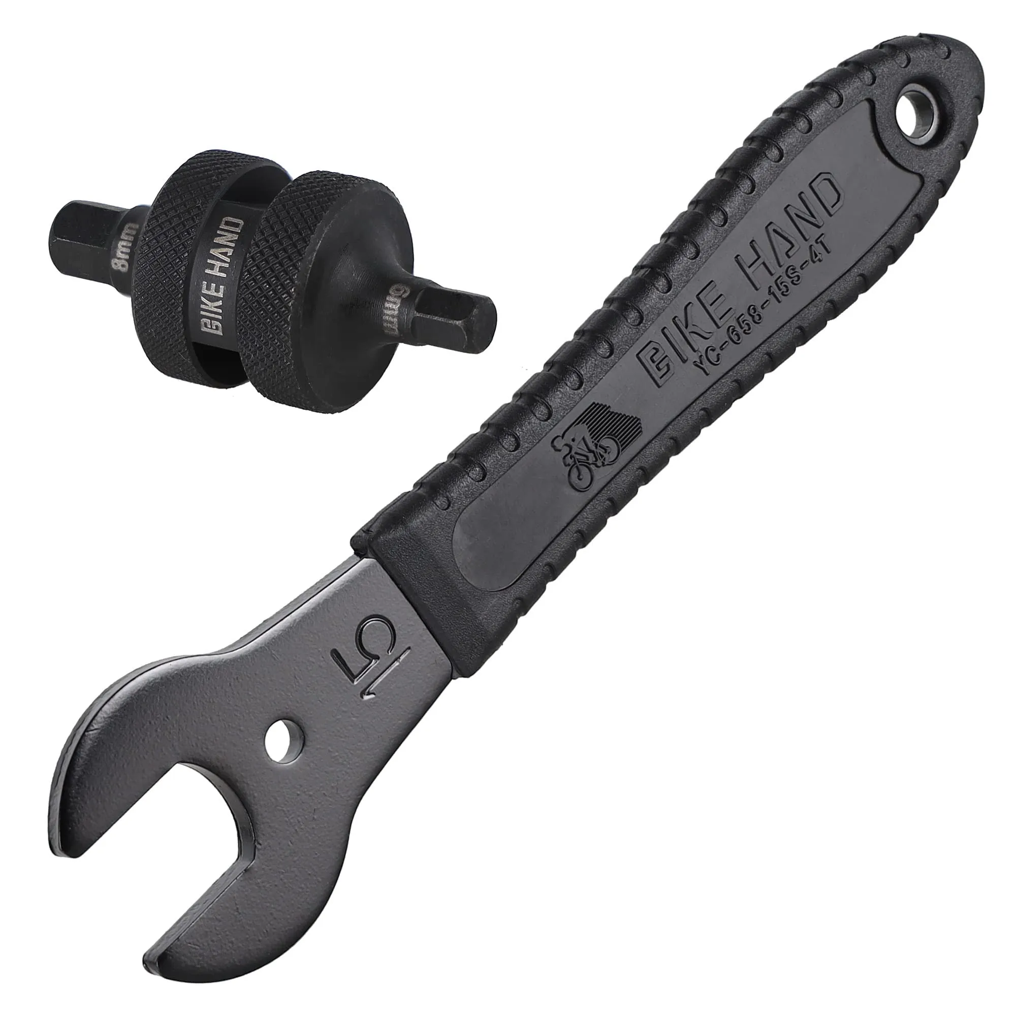 Bikehand Bicycle Pedal Install Remover Tool Kit - 15mm Spanner & 6mm/8mm Hex Allen Key