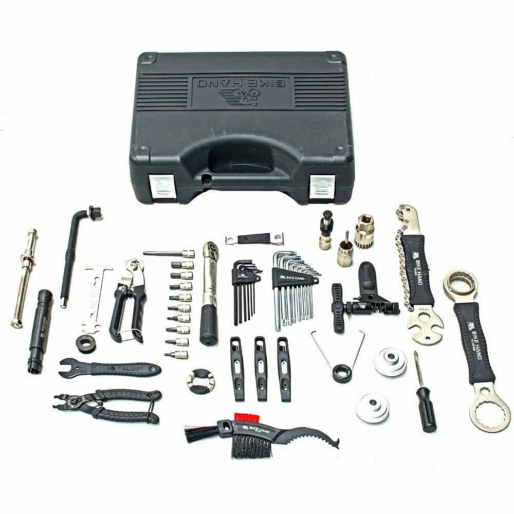 Bikehand Bicycle Repair Tool Kit with Torque Wrench - 23 Quality Tools for Bike Maintenance