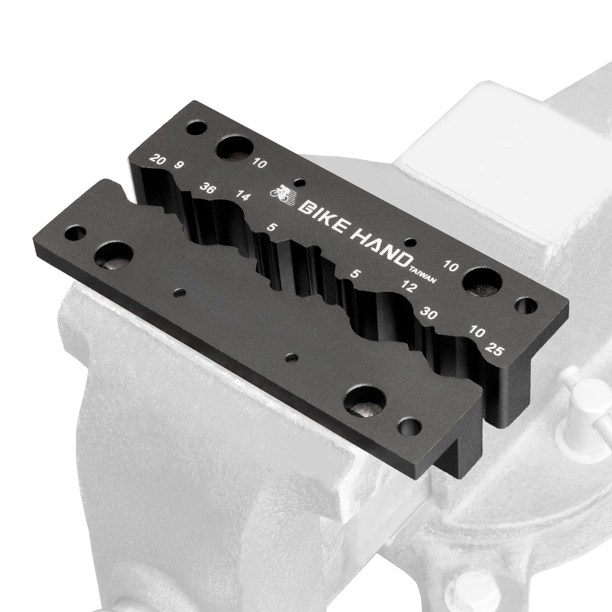 BIKEHAND Bike Bicycle Hub Axle Pedal Spindle Vise Tool - Compatible with Multiple Axle Sizes