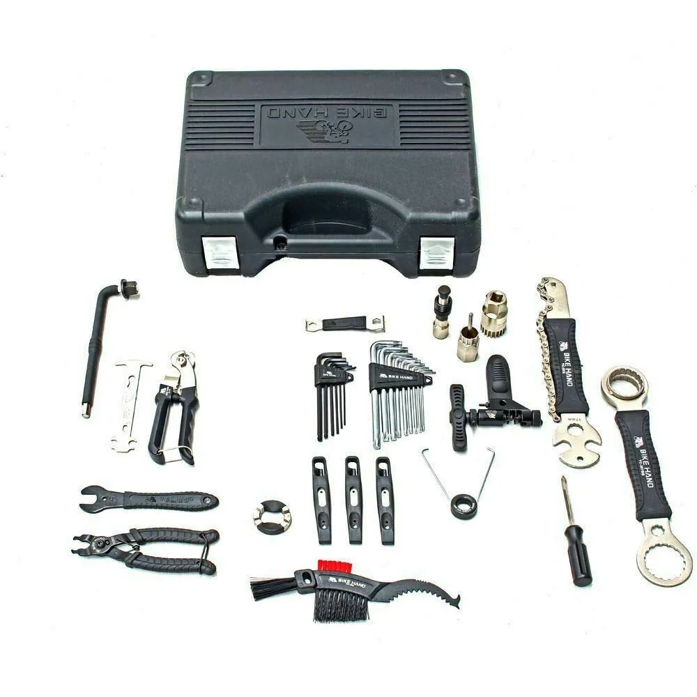 Bikehand Bike Bicycle Repair Tool Kit - 23 Quality Tools for Mountain & Road Bike Maintenance