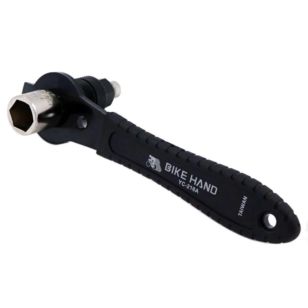 Bikehand Bike Crank Extractor Remover Tool for Square Taper Crankset - Durable & Ergonomic Design