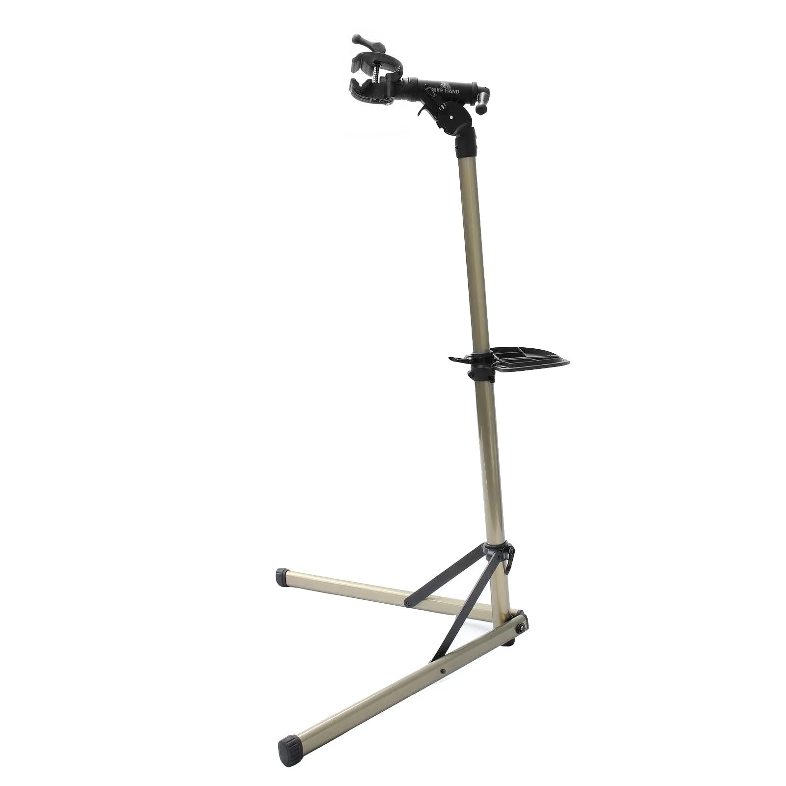 BikeHand Portable Bicycle Repair Stand for MTB & Road Bikes - Adjustable Height, 55 lbs Max Load