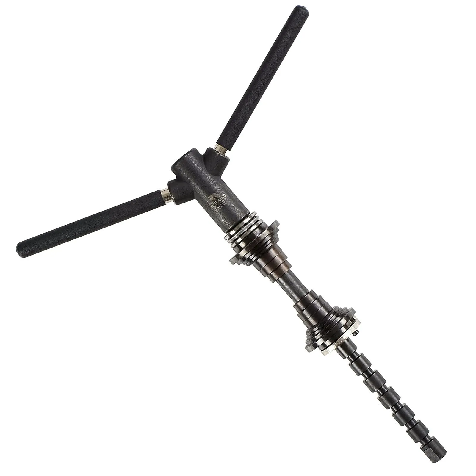 BIKEHAND YC-107 Headset and BB Cup Press Tool with Quick-Release Design and 30cm Leverage