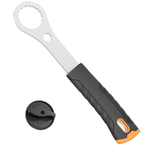Bikes Bottom Bracket Wrench Tool Set - Durable Steel, Rubber Grip, Precision Maintenance for Cyclists