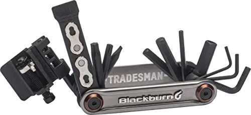 Blackburn Tradesman 18 Function Bike Multi-tool - Bronze, One Size with Quick Link Storage