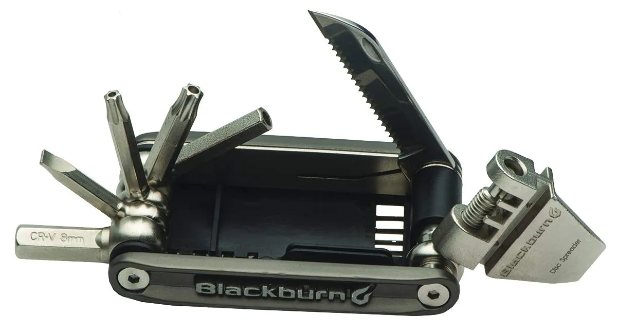 Blackburn Wayside 19 Function Bike Multi-Tool - Outpost Pewter, One Size, Compact & Essential