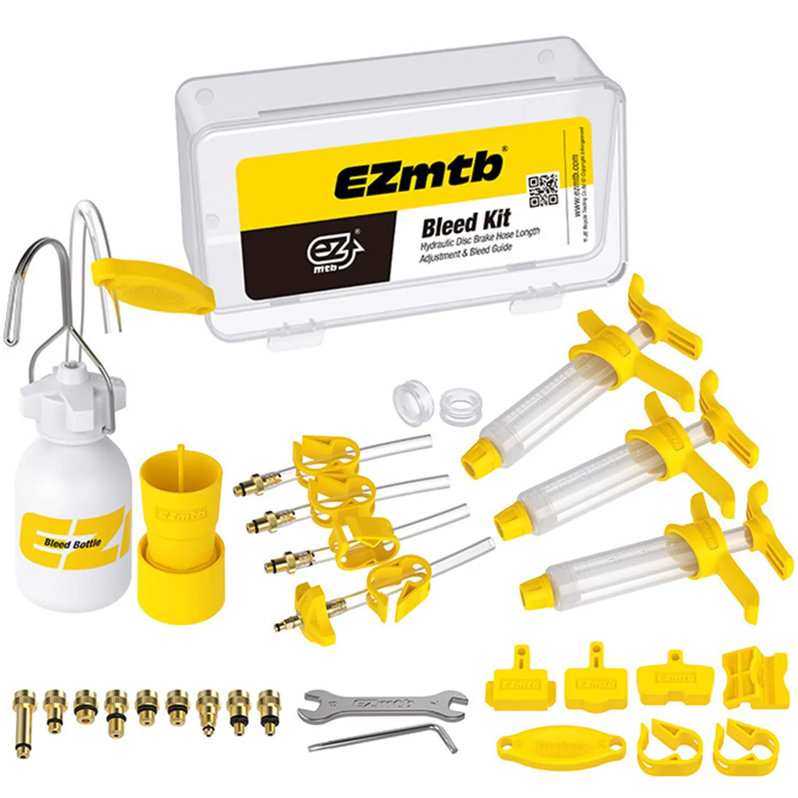Bleeder Hydraulic Disc Brake Bleed Kit Tool for Shimano, MAGURA, TEKTRO, SRAM - Upgrade & Stability