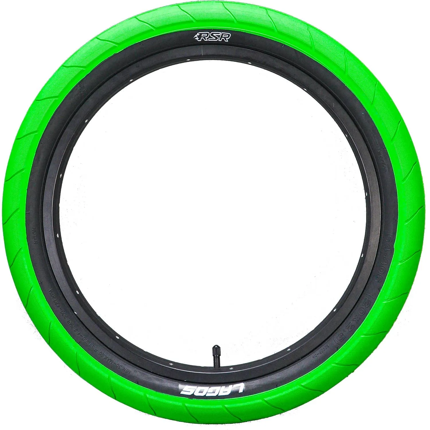 BMX Tires for 20 Inch Wheels, 2.5' Width, Assorted Colors for Maximum Grip and Style