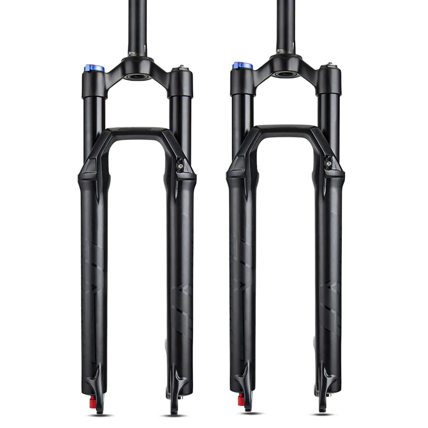 BOLANY 27.5/29 Inch MTB Air Fork with 34mm Stanchions, 120mm Travel, Rebound Adjustment, Matte Black