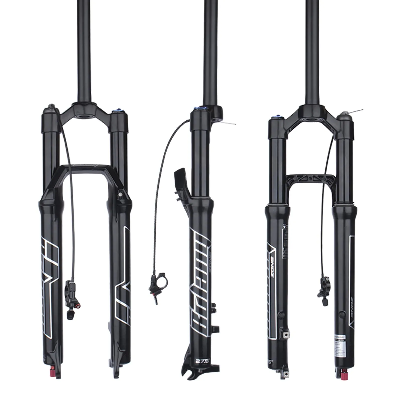 BOLANY 27.5/29inch MTB Air Fork, 140mm Travel, 34mm Stanchions, Damping Rebound Adjustment