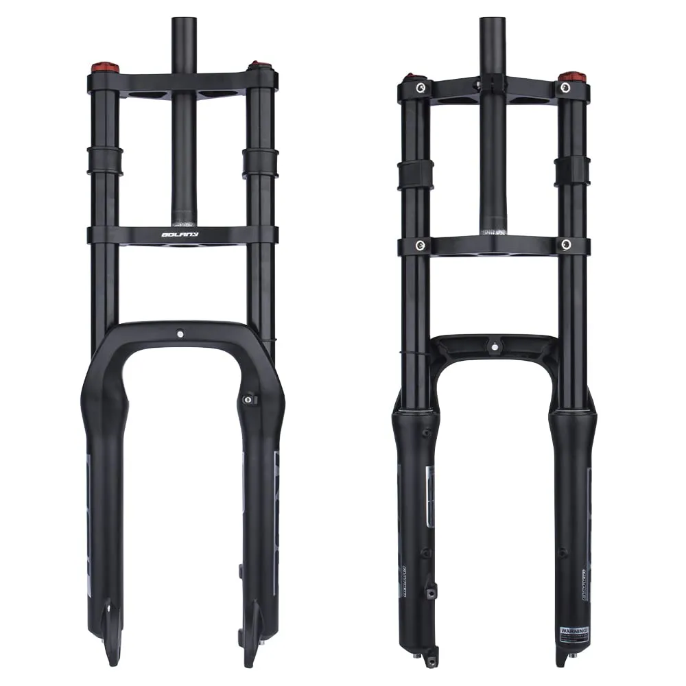 BOLANY Bike Suspension Fork for 20' Fat Tire MTB - 135mm Travel, Lightweight Aluminum & Magnesium Alloy