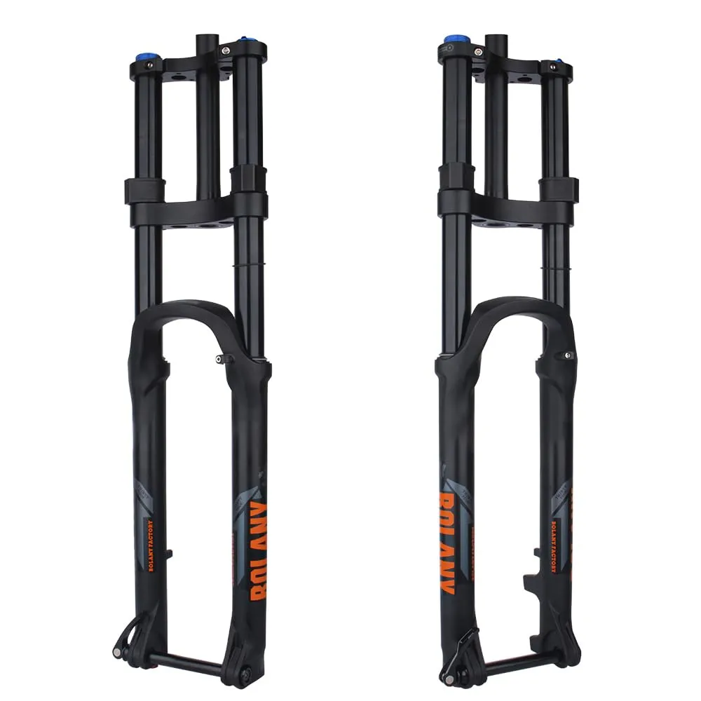BOLANY MTB Air Fork 27.5/29 Inch with 175mm Travel, 34mm Stanchions, and Double Shoulder Thru-Axle