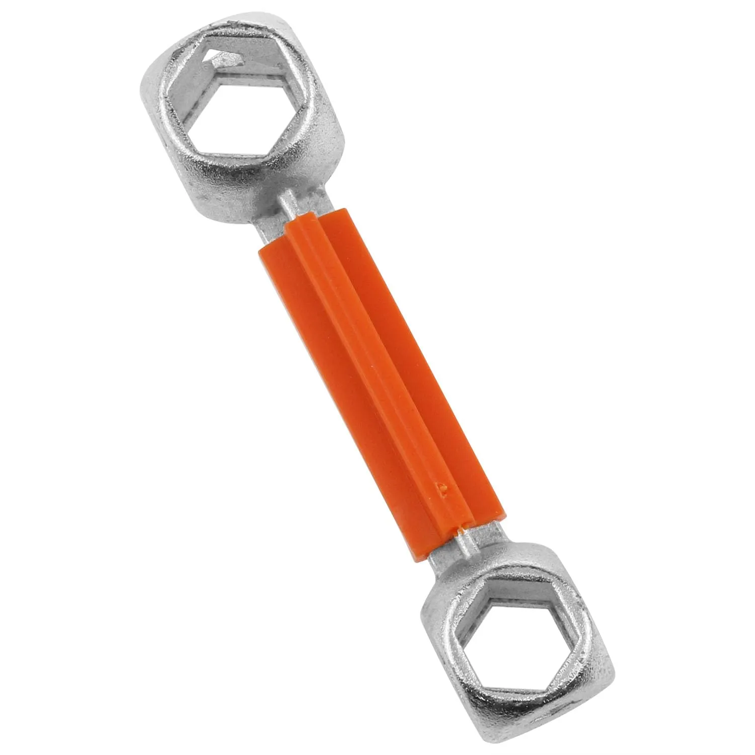 Bone Shape Hexagon Wrench Tool for Bicycles, Durable Zinc Alloy, 6-15mm, Orange, AYLIFU