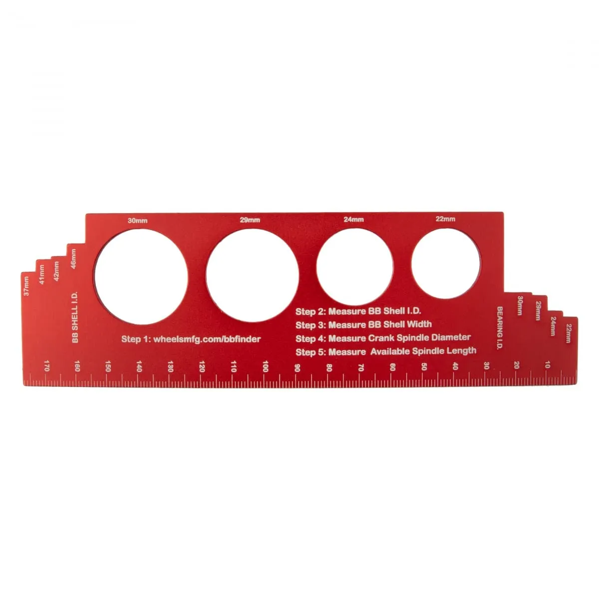 Bottom Bracket Gauge Tool by Wheels Manufacturing - Accurate Measurements for Perfect Bike Fit