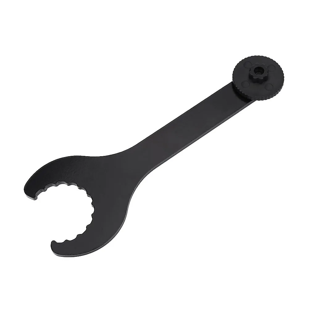 Bottom Bracket Tool for Shimano Centerlock - Durable 2-in-1 Crank Wrench, Carbon Steel, Black