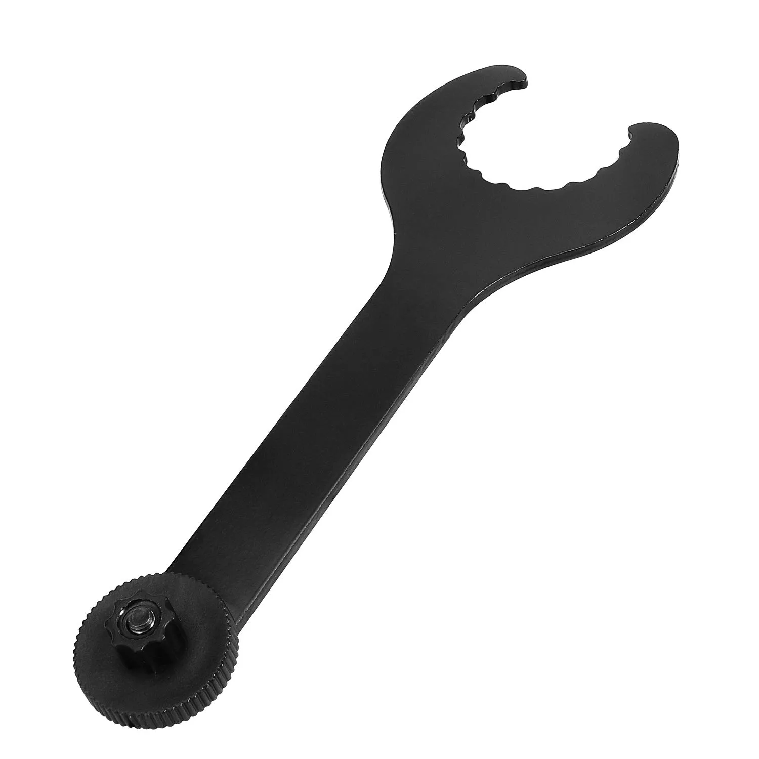 Bottom Bracket Wrench for Shimano Hollowtech II, 2-in-1 Tool, Carbon Steel, BTM Bracket Tool