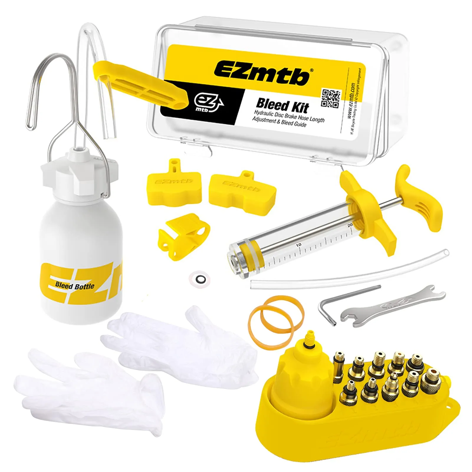 Brake Bleed Kit for Shimano, MAGURA, TEKTRO, SRAM - Hydraulic Disc Brake Oil Tool