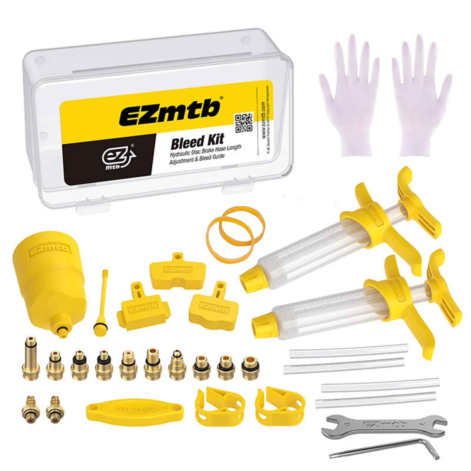 Brake Bleed Kit for Shimano TEKTRO MAGURA SRAM - Hydraulic Disc Brake Repair Tool