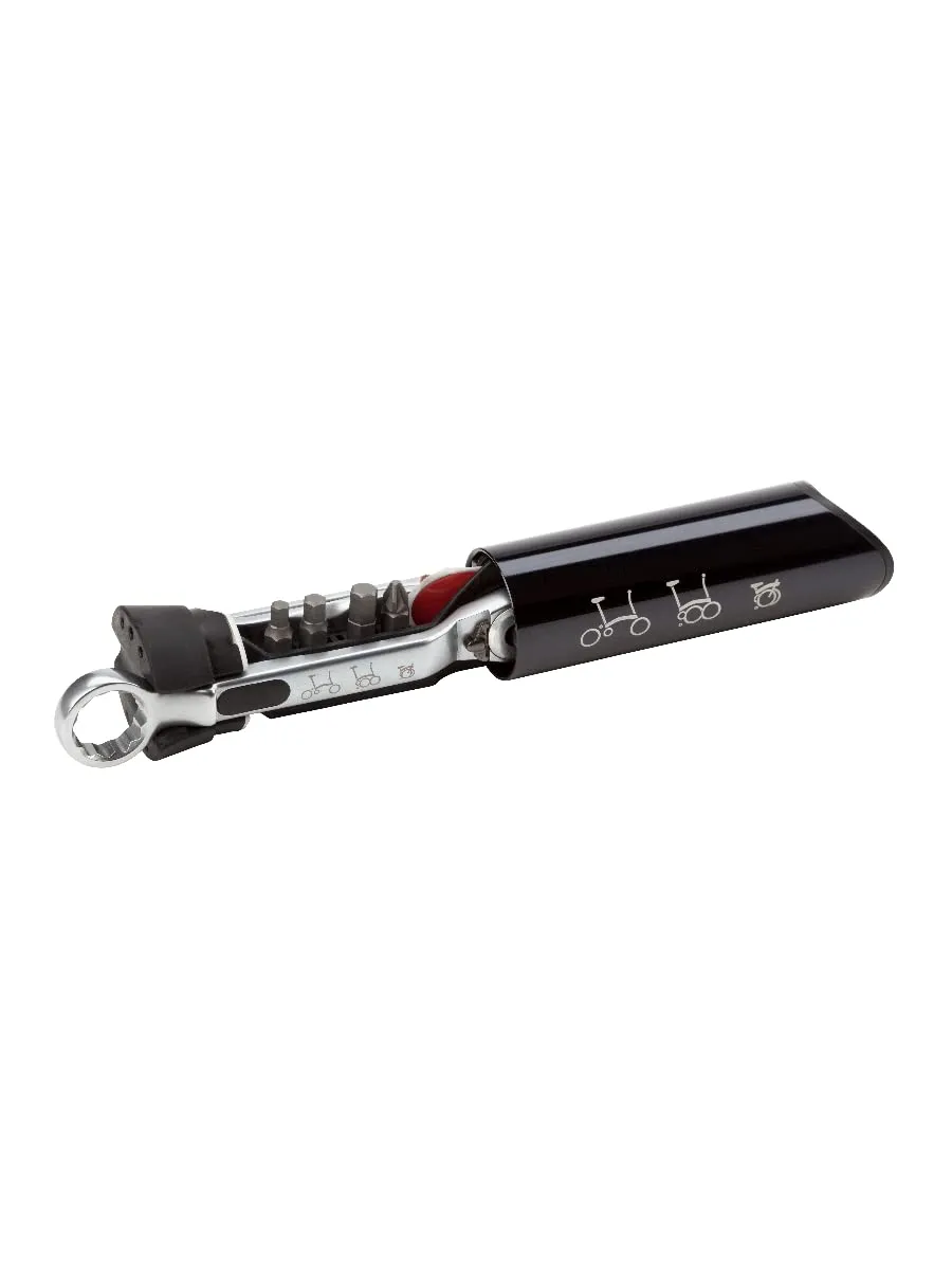 Brompton Toolkit - Compact Bike Repair Kit with Essential Tools for Puncture Fixes and Adjustments