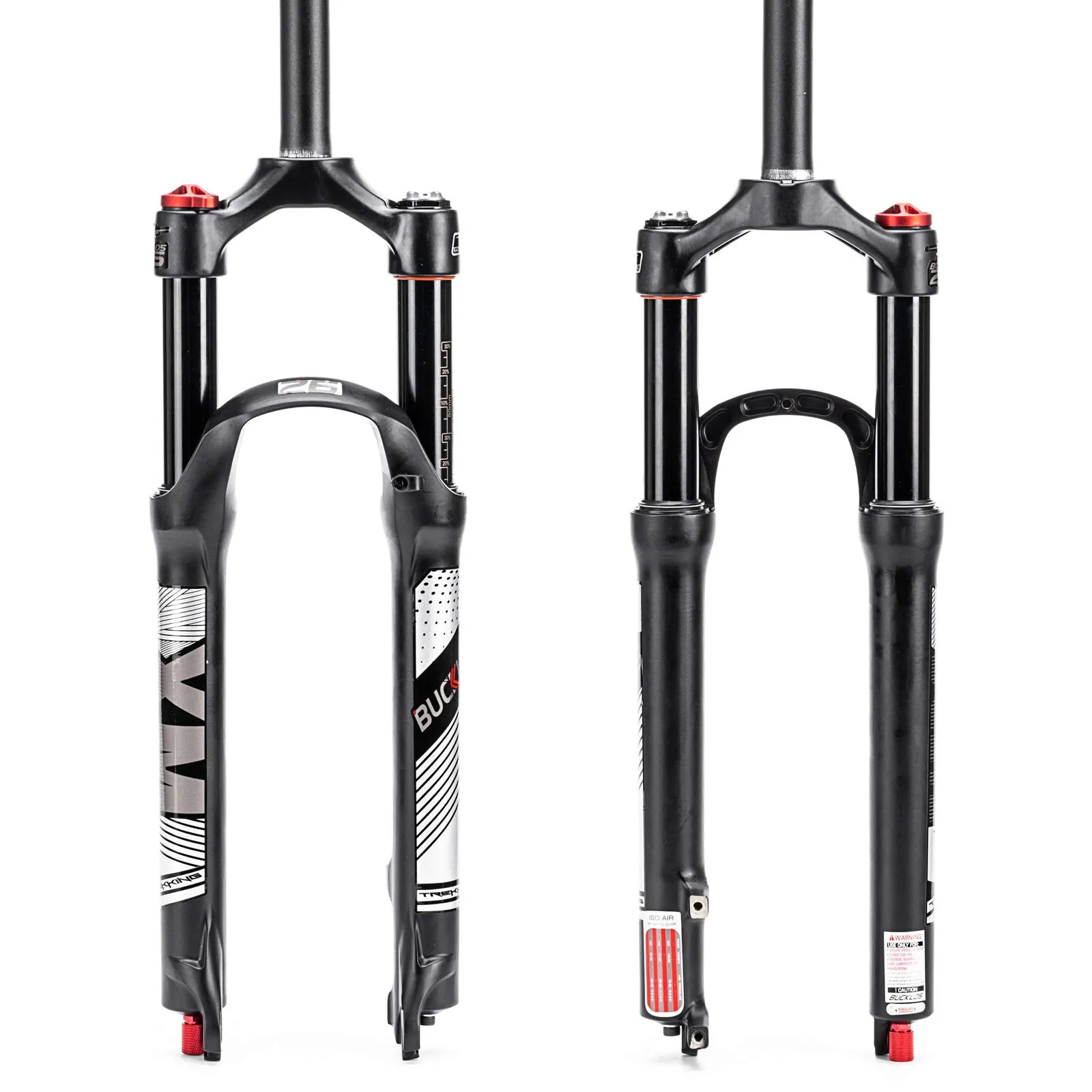 BUCKLOS 26/27.5/29 MTB Air Suspension Fork, 120mm Travel, Lightweight Aluminum, Manual Lockout