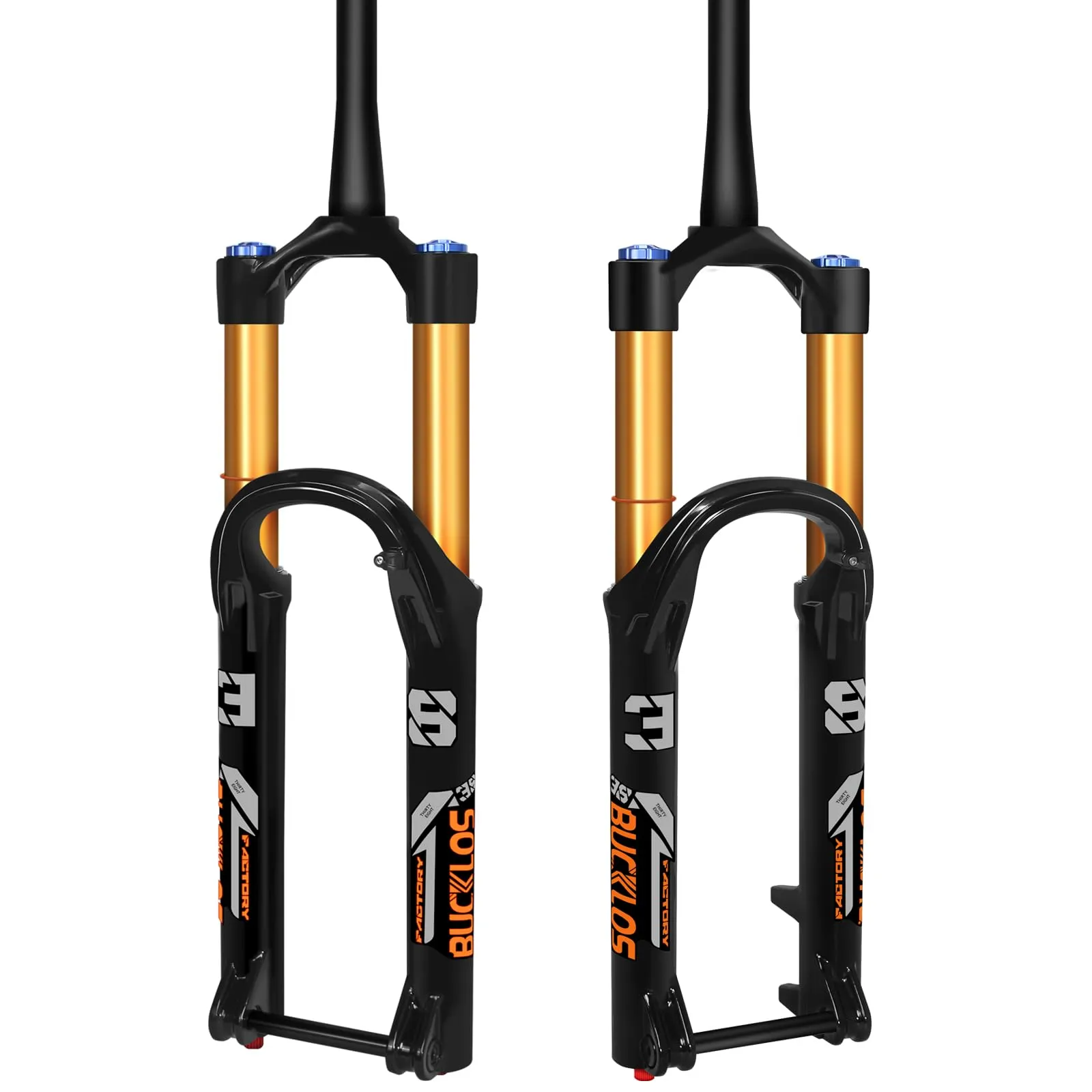BUCKLOS 38mm 180mm Travel Tapered Air Suspension Fork for 27.5/29 inch Mountain Bike