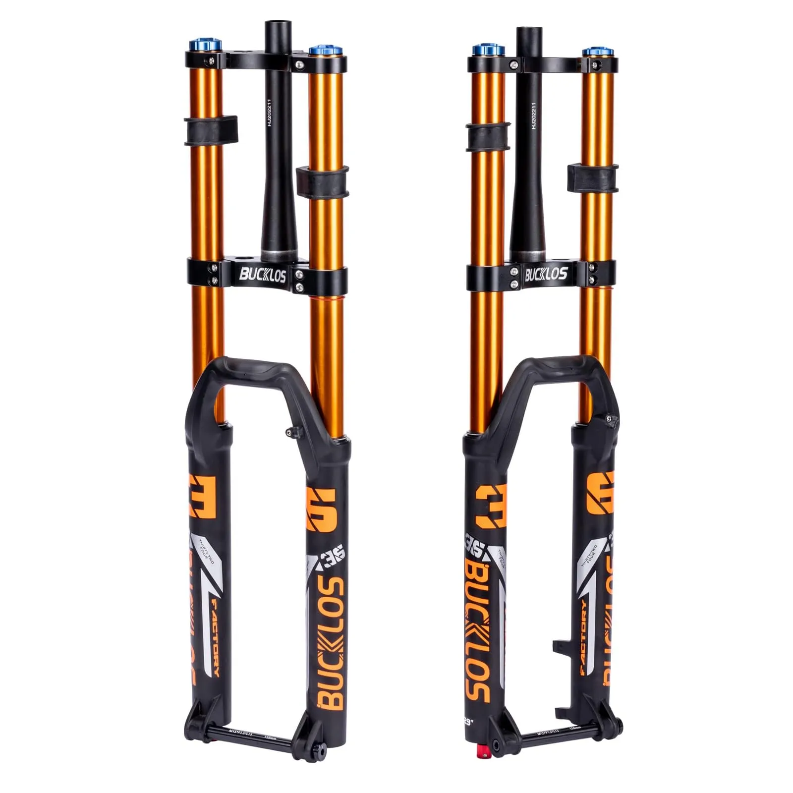 BUCKLOS Downhill Air Suspension Fork 27.5/29' 15*110mm Boost 180mm Travel for Mountain Bikes