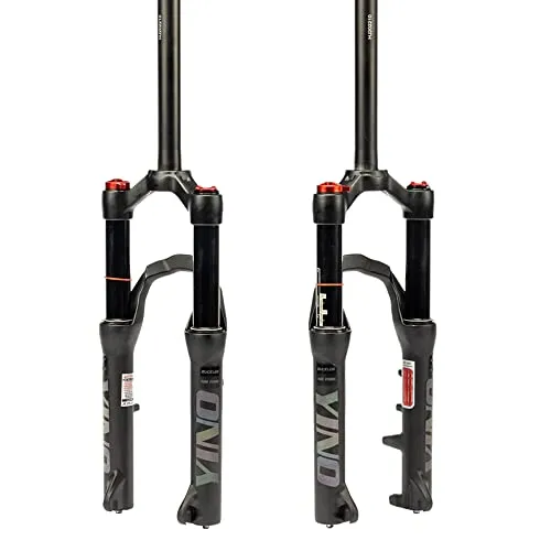 BUCKLOS YINO 20' Air Mountain Bike Suspension Fork, 100mm Travel, Manual Lockout, 9mm QR