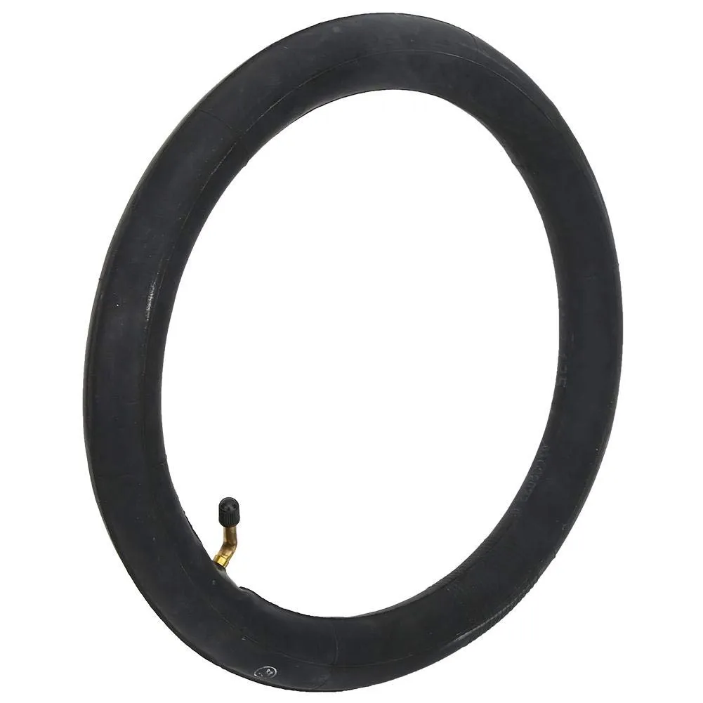 Butyl Rubber Inner Tube for Electric Bicycles with Metal Bent Valve - Multiple Sizes Available