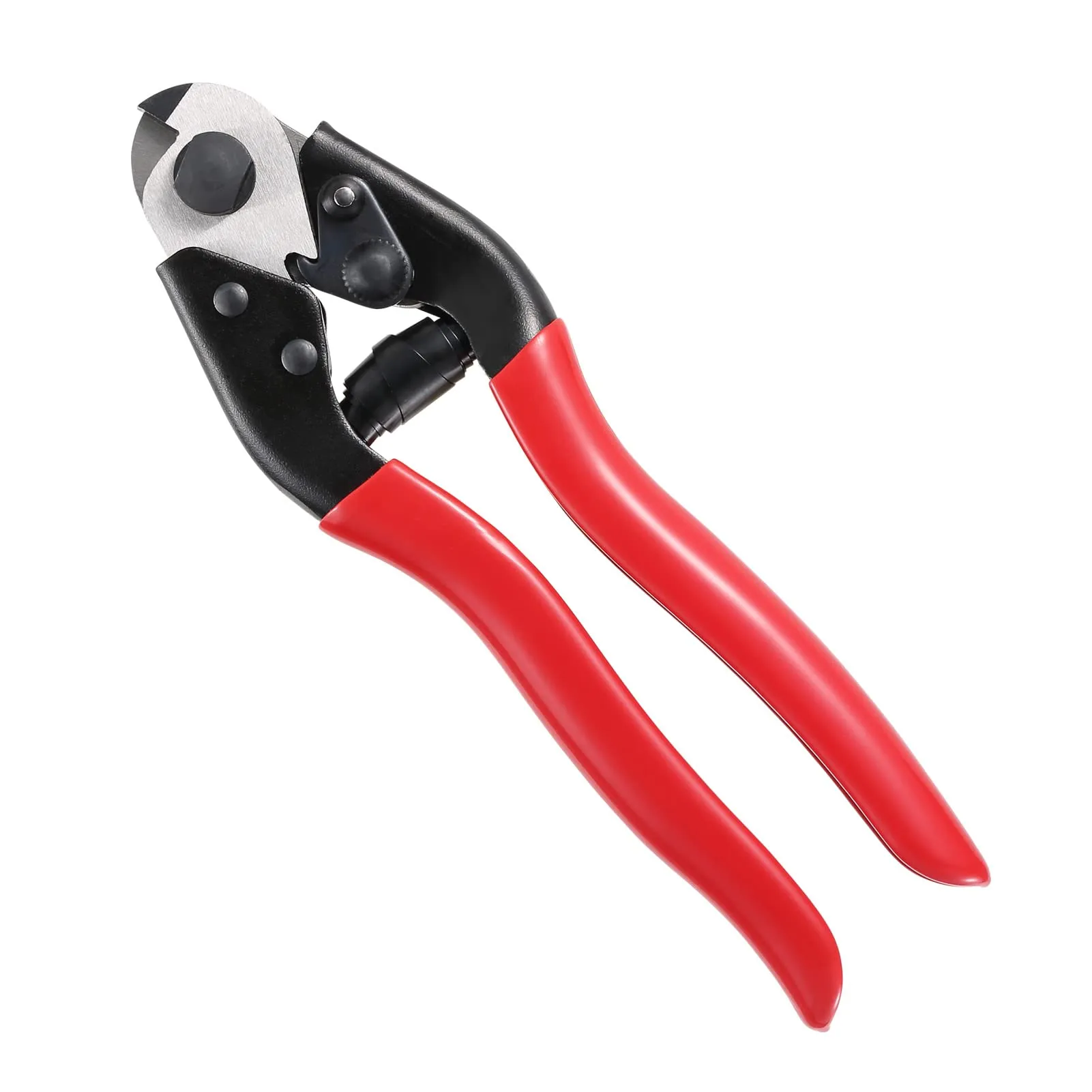 Bynccea Bike Tool Cable Cutters - Durable Wire Nippers with PVC Coated Handle, Safety Lock & Sharp Blade