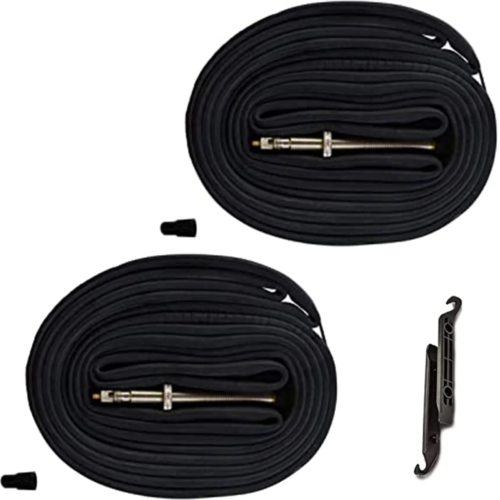 CALPALMY 700c Bike Tubes 2-Pack - 700 x 35/43c Inner Tubes with Schrader & Presta Valve Compatibility