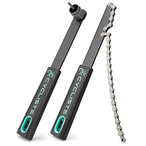 Cassette Removal Tool Set for Shimano HG - Chain Whip & Lock Ring Tool for 7-11 Speed Bikes