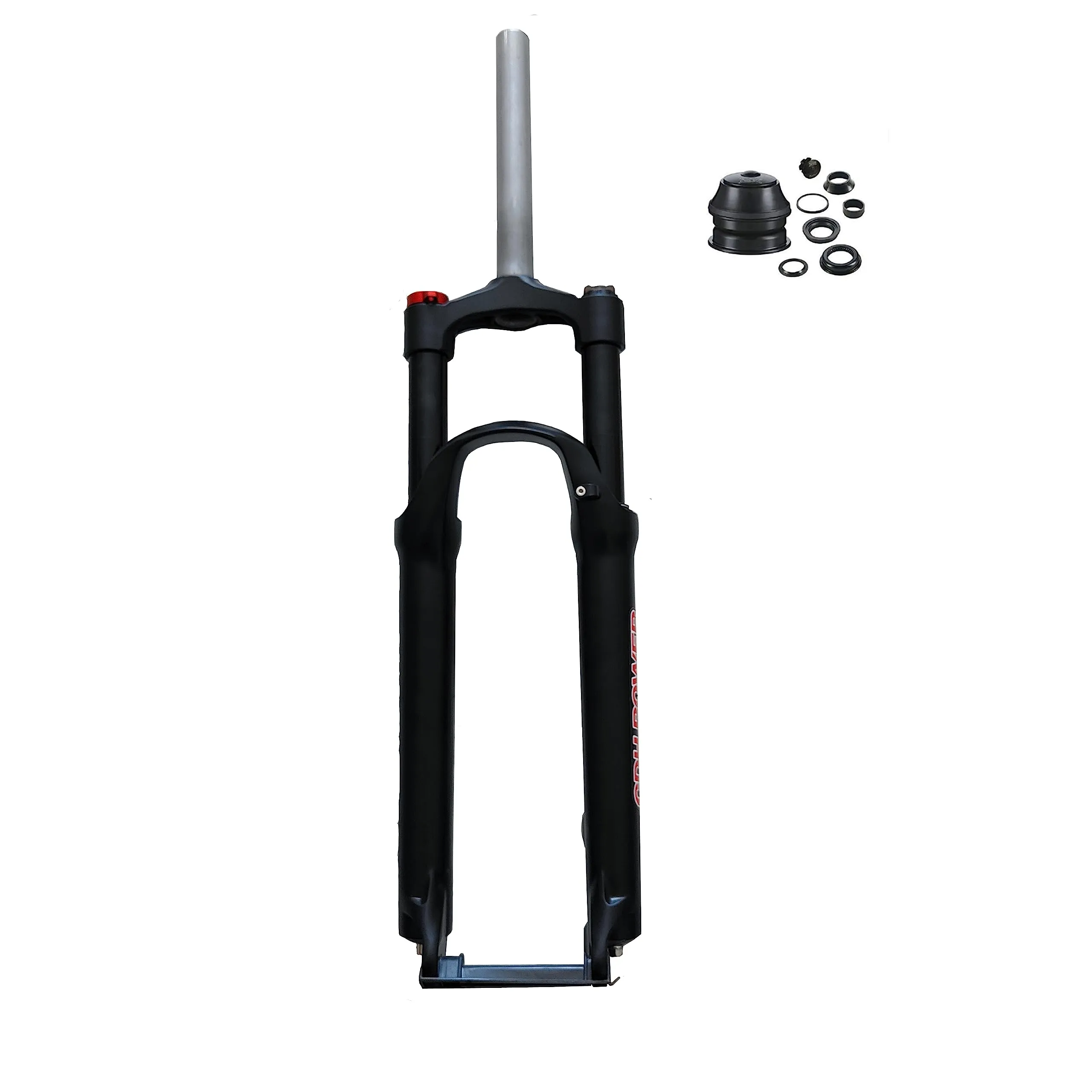 CDHPOWER 26 Inch MTB Suspension Fork - Ultralight Aluminum Alloy with Manual Lockout, Black