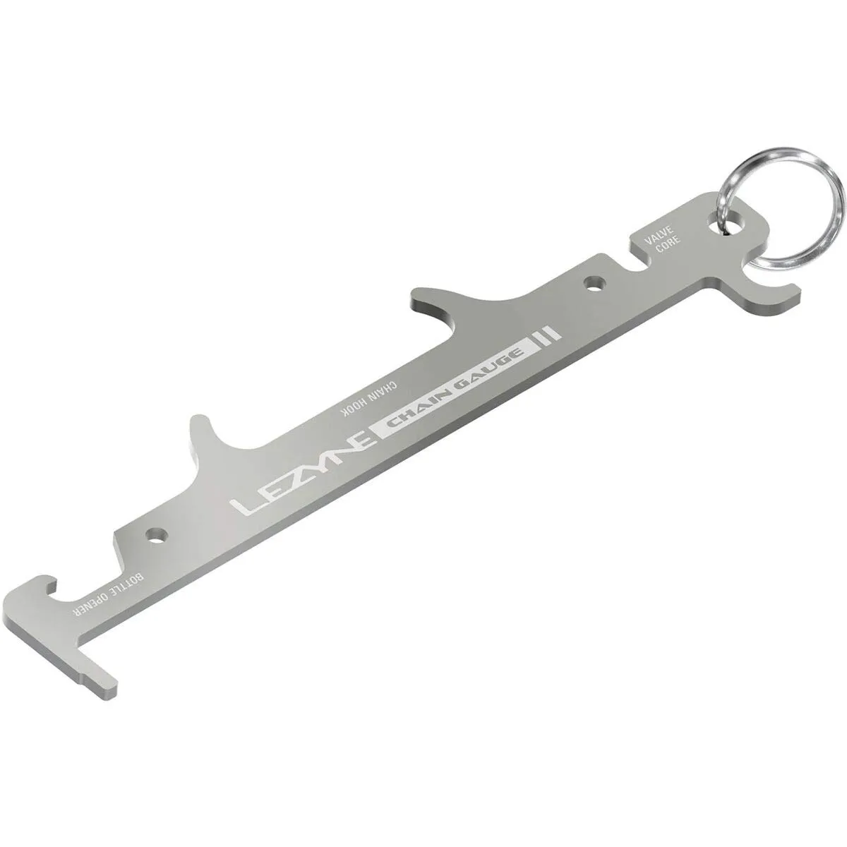 Chain Gauge Silver - Multi-Function Wear Checker for 5 to 12-Speed Chains