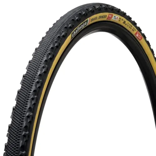Challenge Gravel Grinder Pro Tire 700x36C Folding Tubeless Ready SuperPoly PPS2 Tanwall