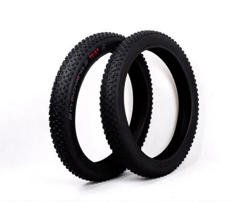 ChaoYang 26' x 4.0' Fat Bike Tires - Fast Rolling Off-Road Tread, Pair of Durable Wire Bead Tires