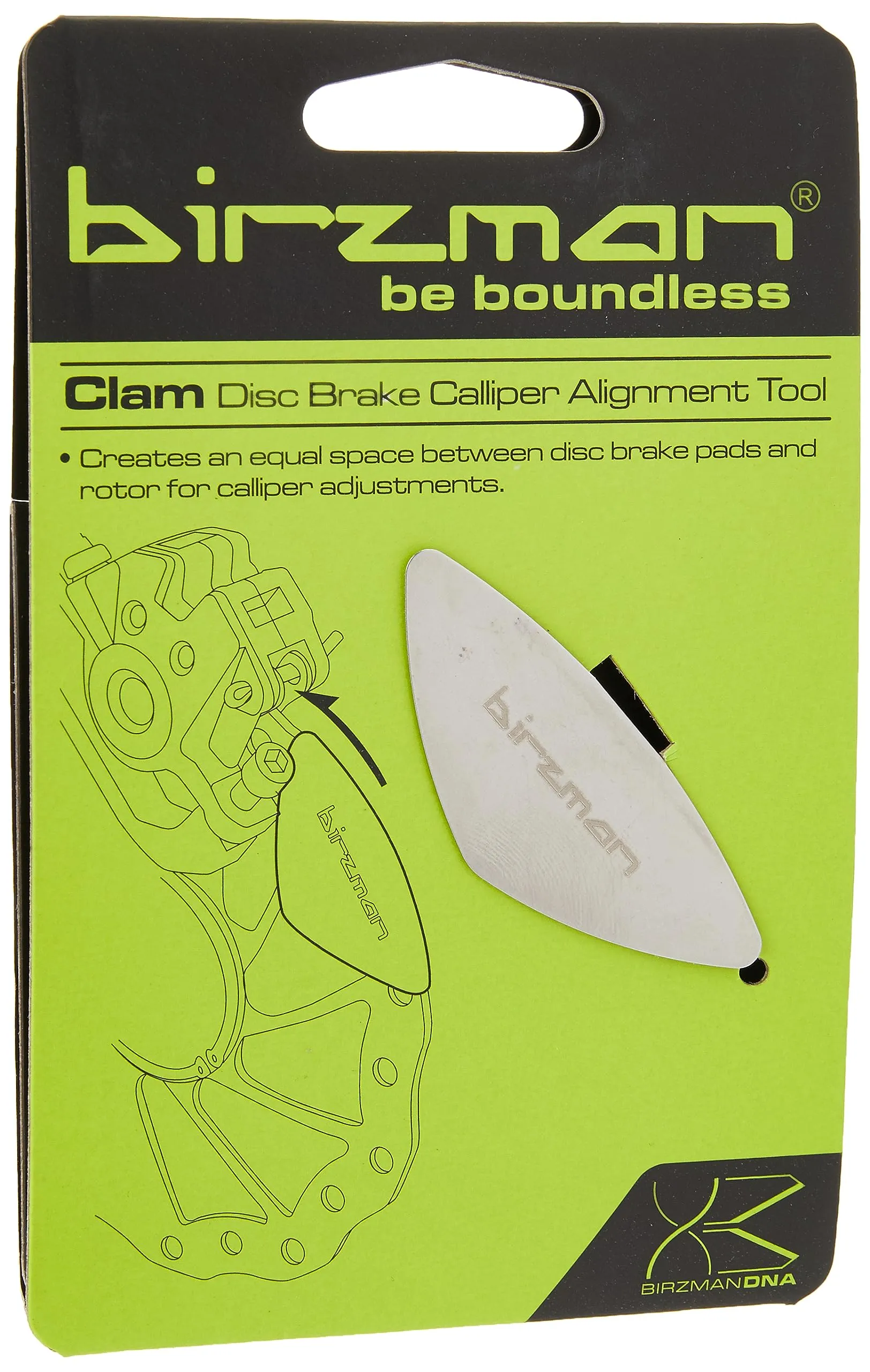 Clam 3pcs Set Disc Brake Gap Indicator Silver by Birzman - Durable, High Quality, Value for Money